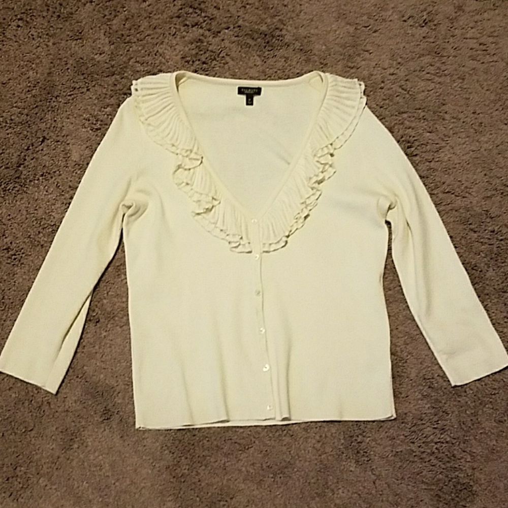 Talbots cream colored sweater
